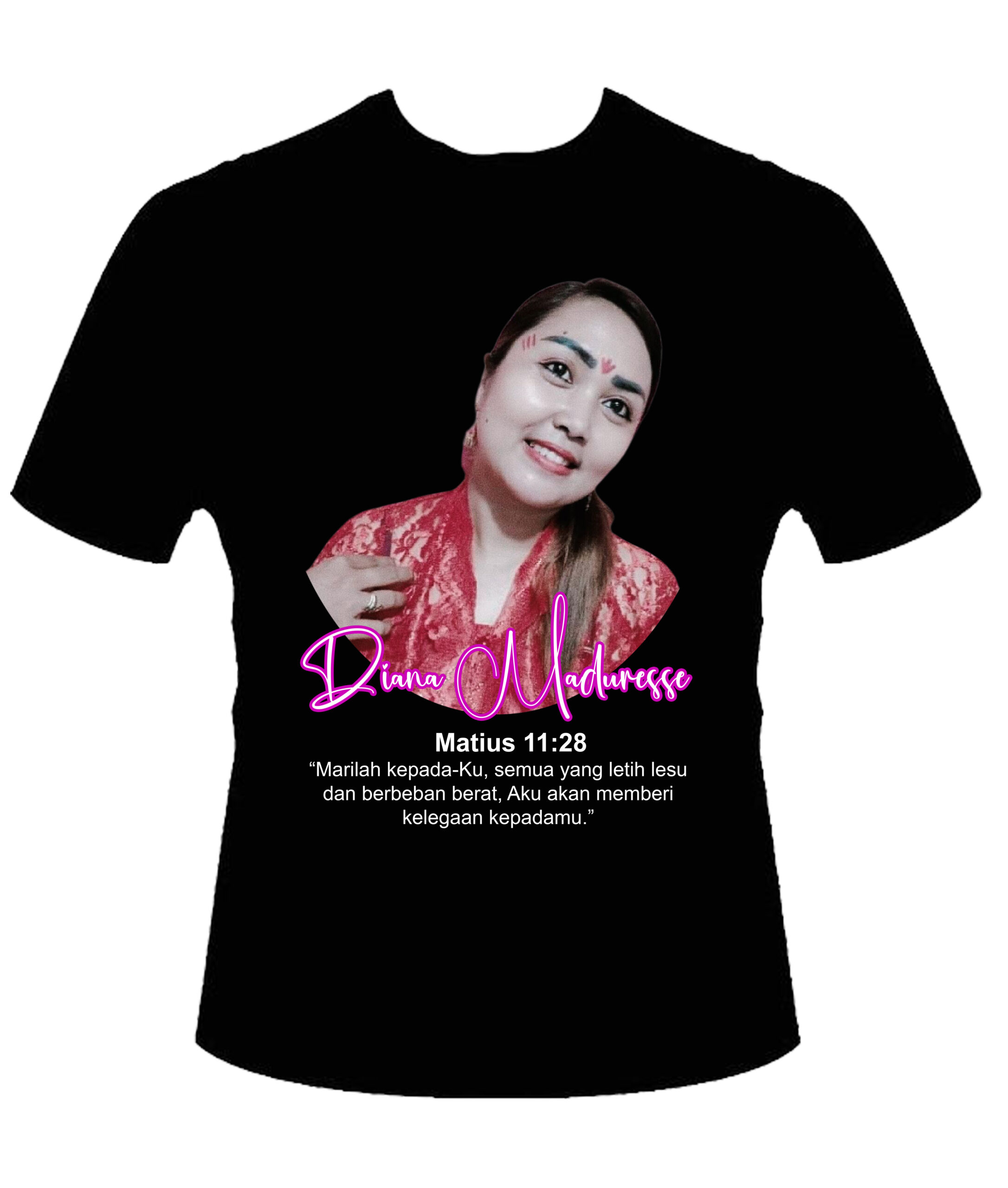 Kaos Hitam Elegant 02 Maduresse